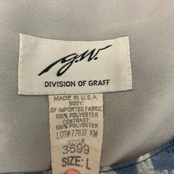 Division of Graff Tank Top Sleeveless Floral  10 - Picture 4 of 9